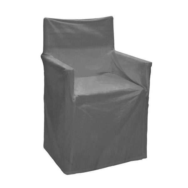 J.Elliot Outdoor Solid Director Charcoal Chair Cover (6666740695084)