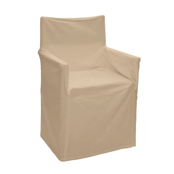 J.Elliot Outdoor Solid Director Taupe Chair Cover (6666741481516)