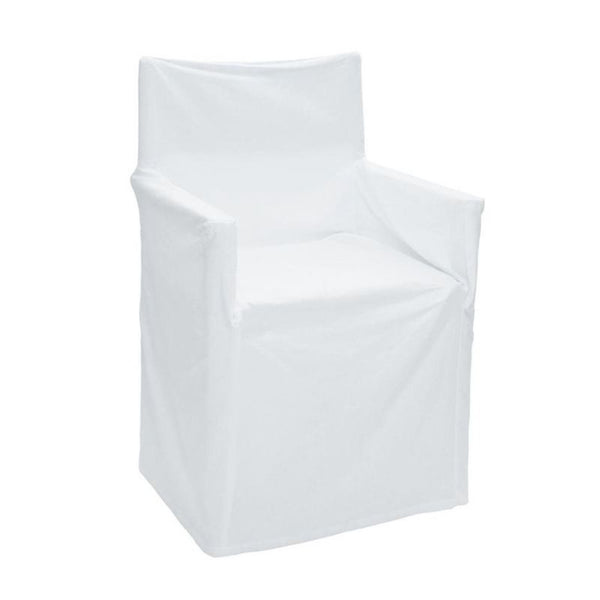 J.Elliot Outdoor Solid Director White Chair Cover (6666742038572)