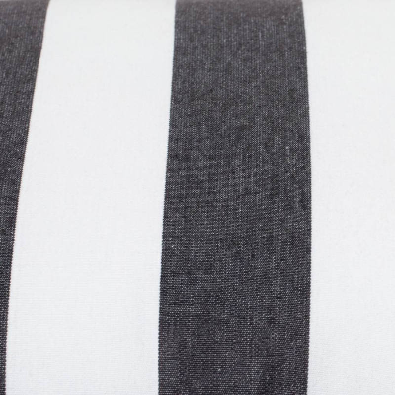 J.Elliot Outdoor Stripe Black 50x50cm Cushion (6968363581484)