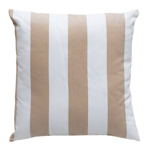 J.Elliot Outdoor Stripe Taupe 50x50cm Cushion (6968359059500)
