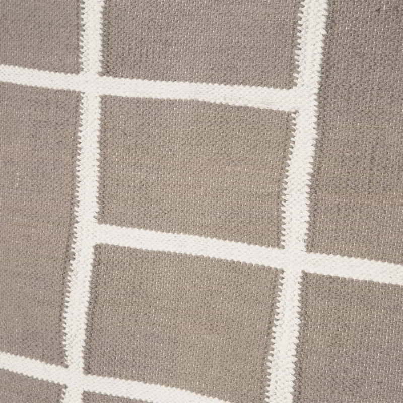 alt="Close view of Nadia Rug for modern-contemporary interiors in natural colourway"