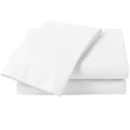 A set of white fitted sheet and pillowcase made from 100% Egyptian cotton, designed for exceptional softness and warmth, perfect for cosy nights.