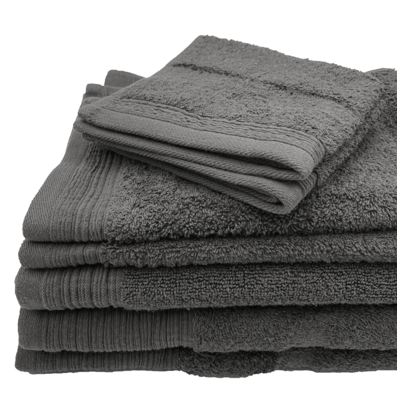 Jenny Mclean De La Maison 7 Piece Charcoal Towel Pack (6943595757612)