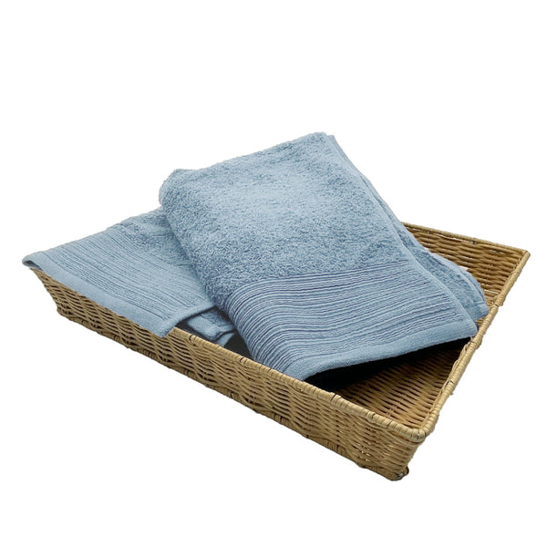Jenny Mclean De La Maison Wide Sheared Border Bath Towel (6943375687724)