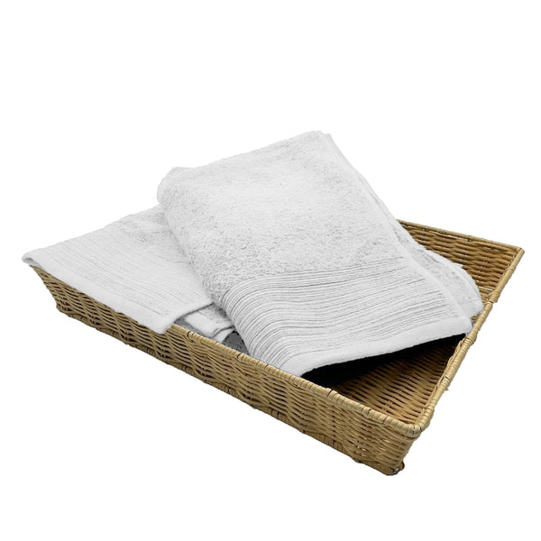 Jenny Mclean De La Maison Wide Sheared Border Bath Towel (6943375687724)
