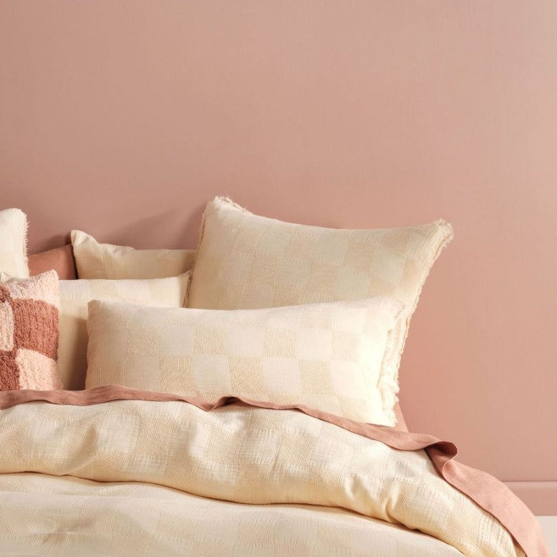 Linen House Capri Pale Peach Quilt Cover Set