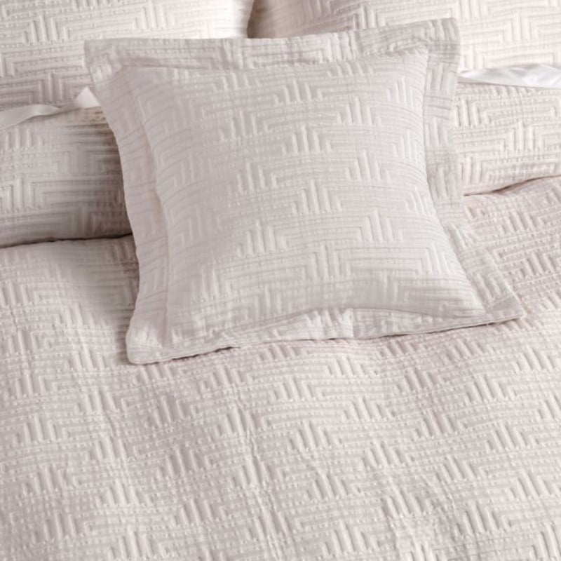 Linen House Winston White Quilt Cover Set (6837225586732)
