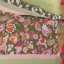 Oilily Amelie Sits Mix Cotton Sateen Green Quilt Cover Set (6683672379436)