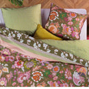 Oilily Amelie Sits Mix Cotton Sateen Green Quilt Cover Set (6683672379436)