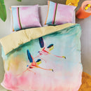 Oilily Colorful Birds Cotton Multicoloured Quilt Cover Set (6683666415660)