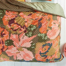 Oilily Embroidered Flower Cotton Sateen Multicoloured Quilt Cover Set (6683640889388)