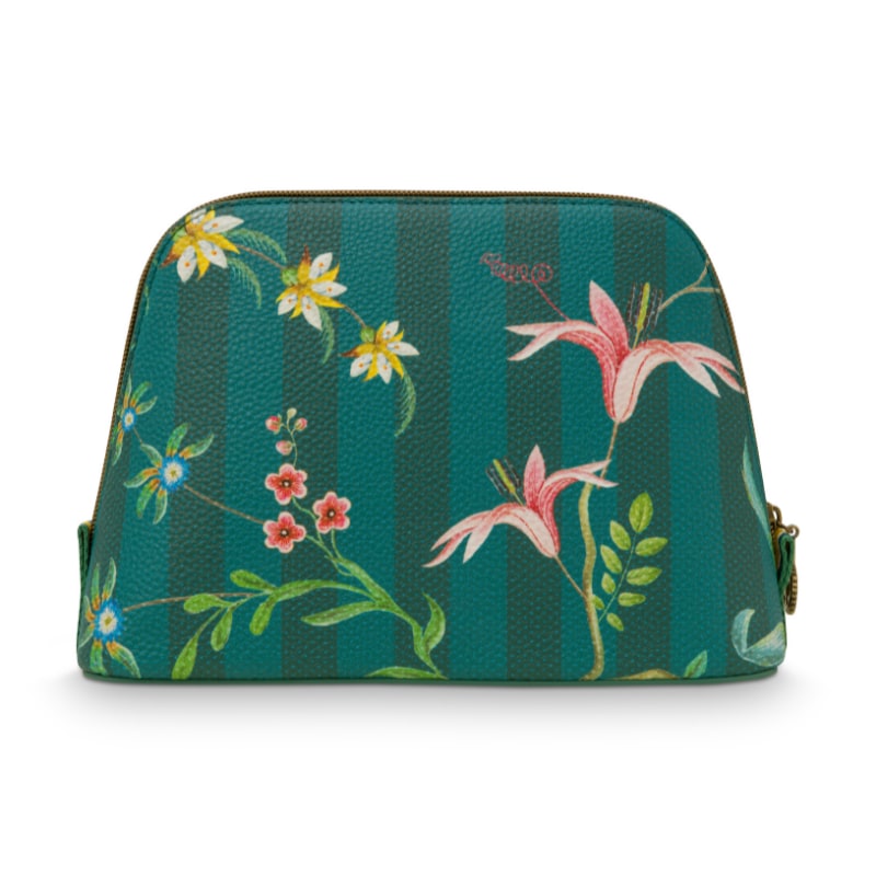 PIP Studio Fleur Grandeur Green Triangle Cosmetic Bag (6752061653036)