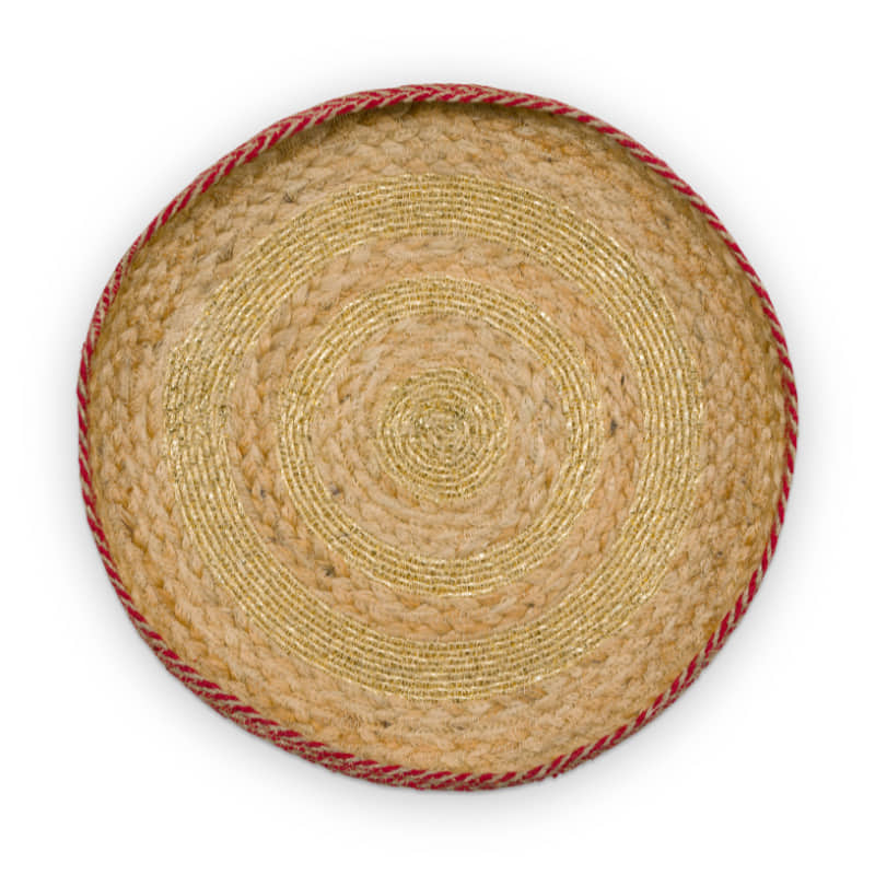 PIP Studio Gold Jute 31cm Tray (6827295014956)