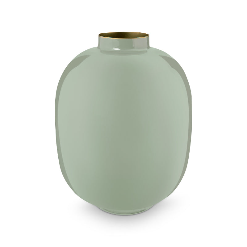 PIP Studio Green Metal 32cm Vase (6850147811372)