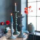 PIP Studio Light Green Small Metal 24cm Candle Holder (6850276425772)