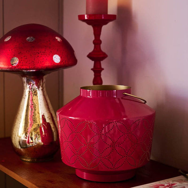PIP Studio Pink Enamelled 22cm Lantern (6850103181356)