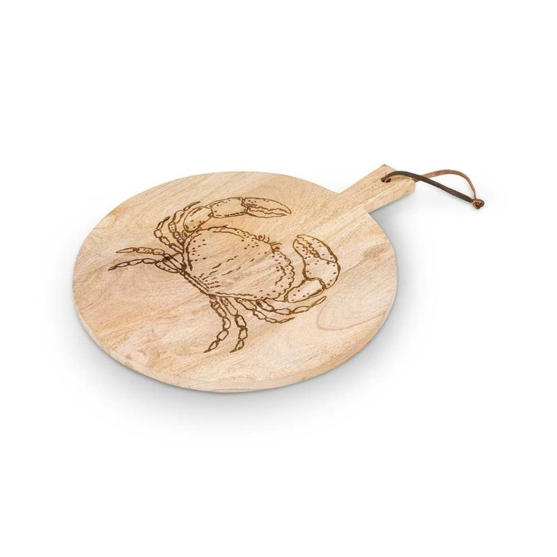 PIP Studio Round Crab Bleached Mango 40cm Tray (6850049277996)