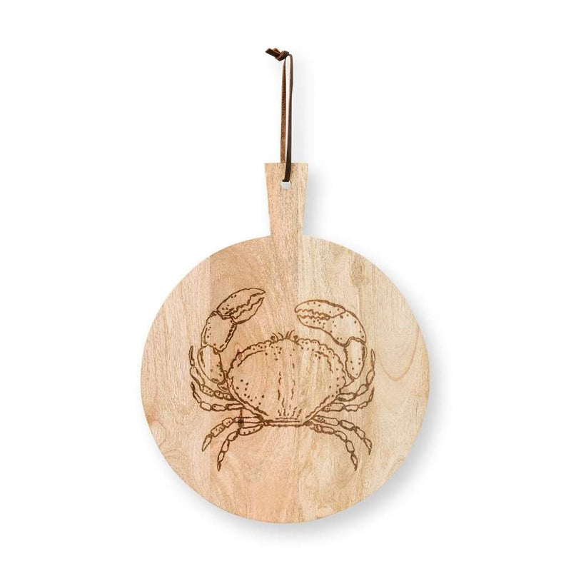 PIP Studio Round Crab Bleached Mango 40cm Tray (6850049277996)