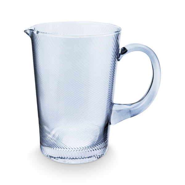 PIP Studio Twisted Dark Blue 1.45L Glass Pitcher (6853135990828)