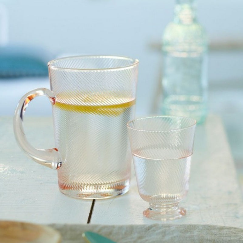 PIP Studio Twisted Light Pink 360ml Water Glass (6986677026860)