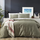 Park Avenue Natural Bamboo Cotton 500 Thread Count Jade Quilt Cover Set (6758408126508)