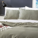 Park Avenue Natural Bamboo Cotton 500 Thread Count Jade Quilt Cover Set (6758408126508)