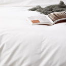 Park Avenue Natural Bamboo Cotton 500 Thread Count White Quilt Cover Set (6758405799980)