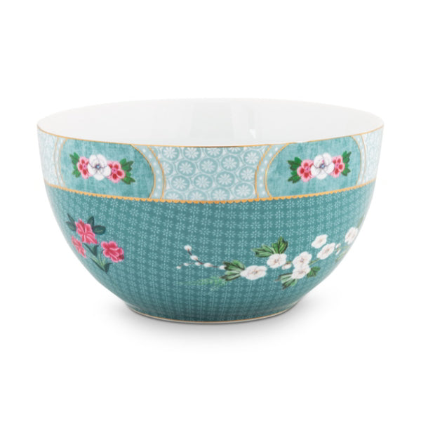 PIP Studio Blushing Birds Porcelain Blue 18cm Bowl (6987608293420)