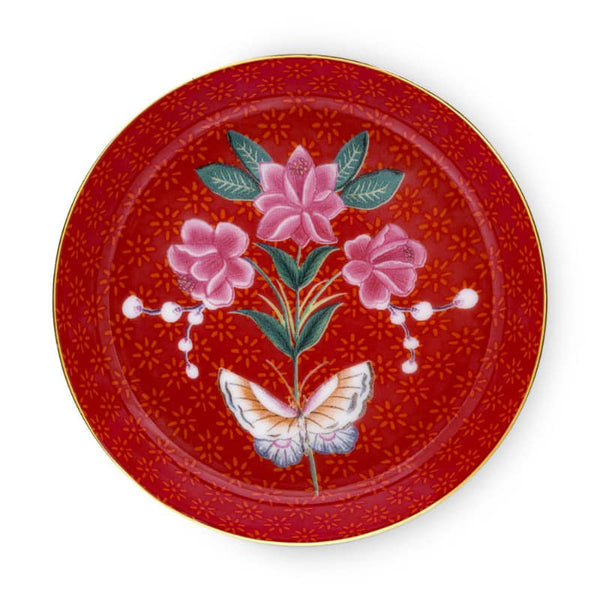 PIP Studio Blushing Birds Porcelain Red 9cm Tea Tip (6988507840556)