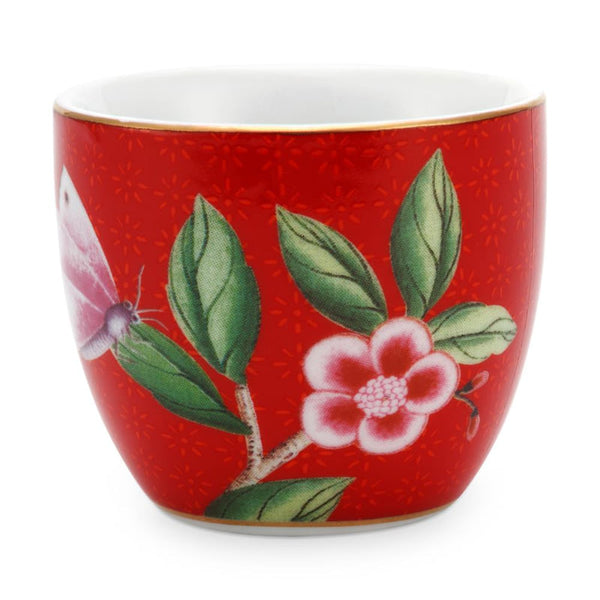 PIP Studio Blushing Birds Porcelain Red Egg Cup (6987504615468)