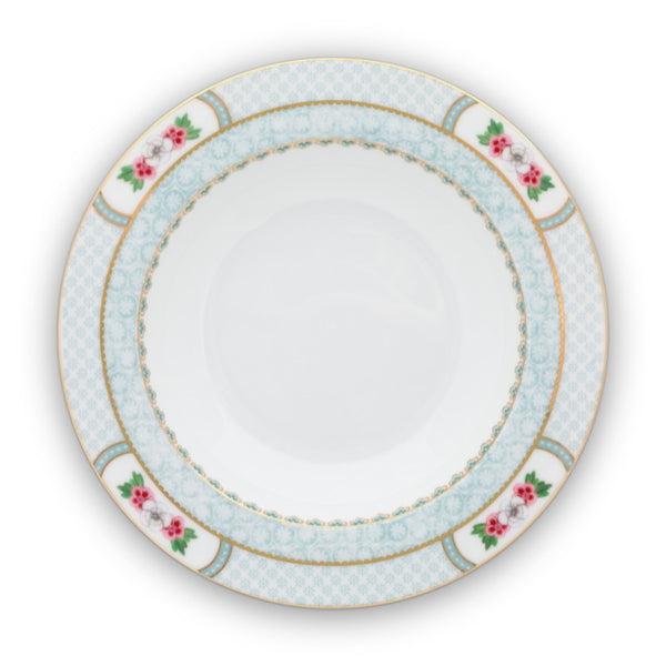 PIP Studio Blushing Birds Porcelain White 21.5cm Plate (6987416633388)