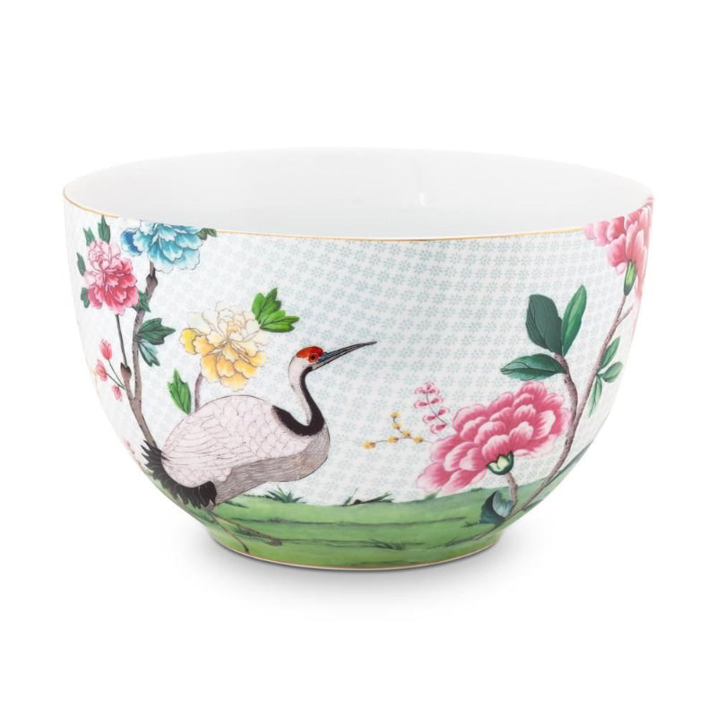 PIP Studio Blushing Birds Porcelain White 23cm Bowl (6987578343468)
