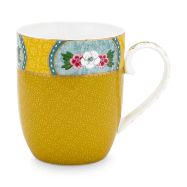 PIP Studio Blushing Birds Porcelain Yellow Small 145ml Mug (6988868452396)