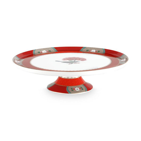 PIP Studio Blushing Birds Red Round Cake Tray (6988656967724)