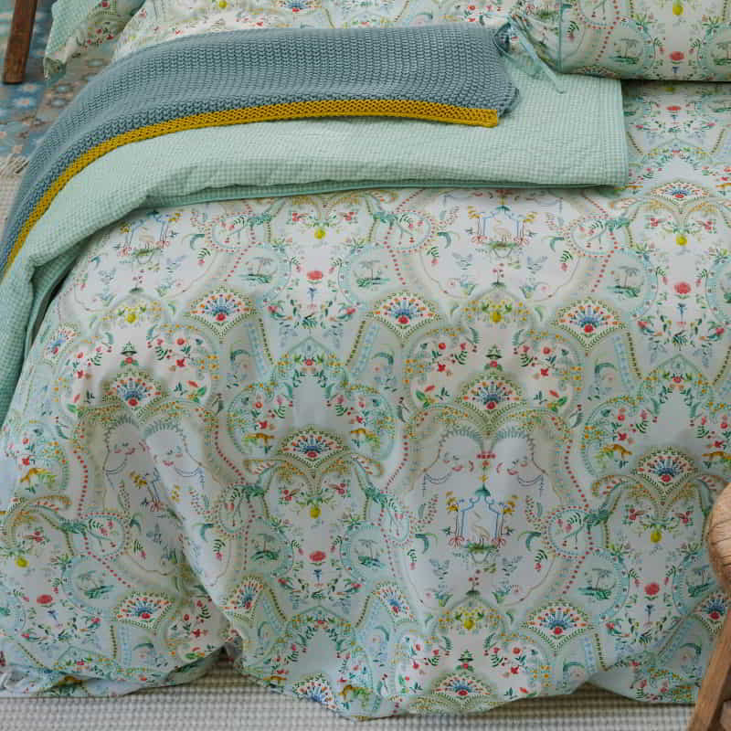 PIP Studio Curious Animals Cotton White Quilt Cover Set (6731646959660)