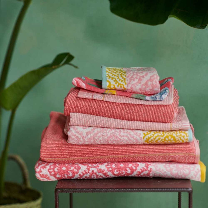 PIP Studio Good Evening Coral Cotton Towel (6869237792812)