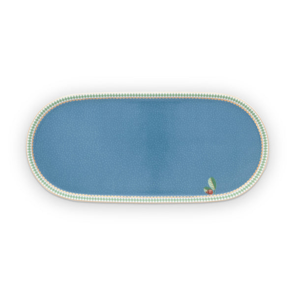 PIP Studio La Majorelle Blue 25x12cm Sugar and Cream Plate (6988752093228)