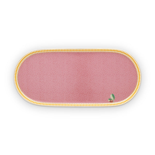 PIP Studio La Majorelle Pink 25x12cm Sugar and Cream Plate (6988753895468)