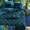 PIP Studio Singerie Cotton Dark Blue Quilt Cover Set (6731654856748)