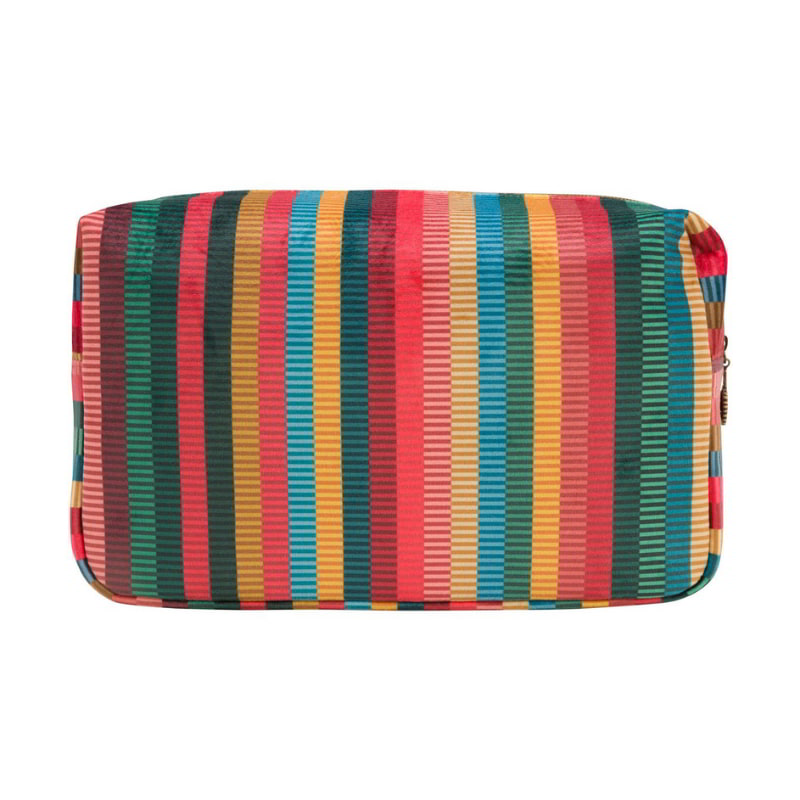 PIP Studio Velvet Jacquard Multicoloured Stripe Cosmetic Bag (6752913522732)