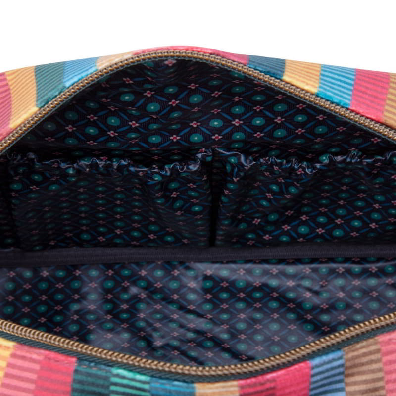 PIP Studio Velvet Jacquard Multicoloured Stripe Cosmetic Bag (6752913522732)