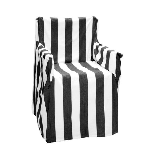 RANS Alfresco Director Stripe Black Chair Covers (6629227102252)