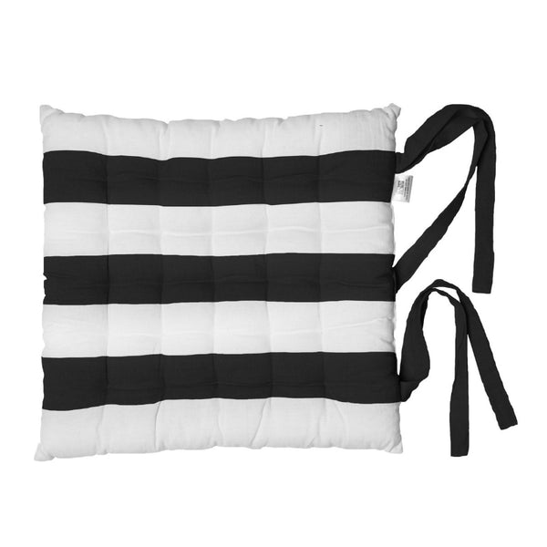 RANS Alfresco Stripe Black Chair Pads (6629232574508)