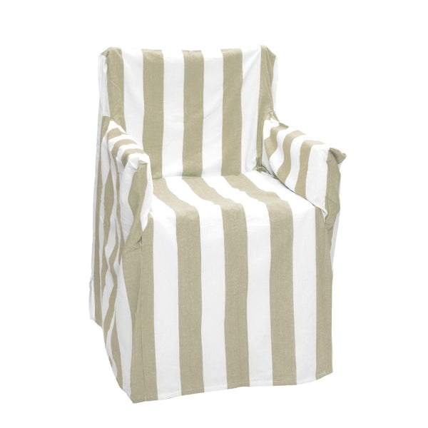RANS Alfresco Director Stripe Bleach Sand Chair Covers (6629228249132)