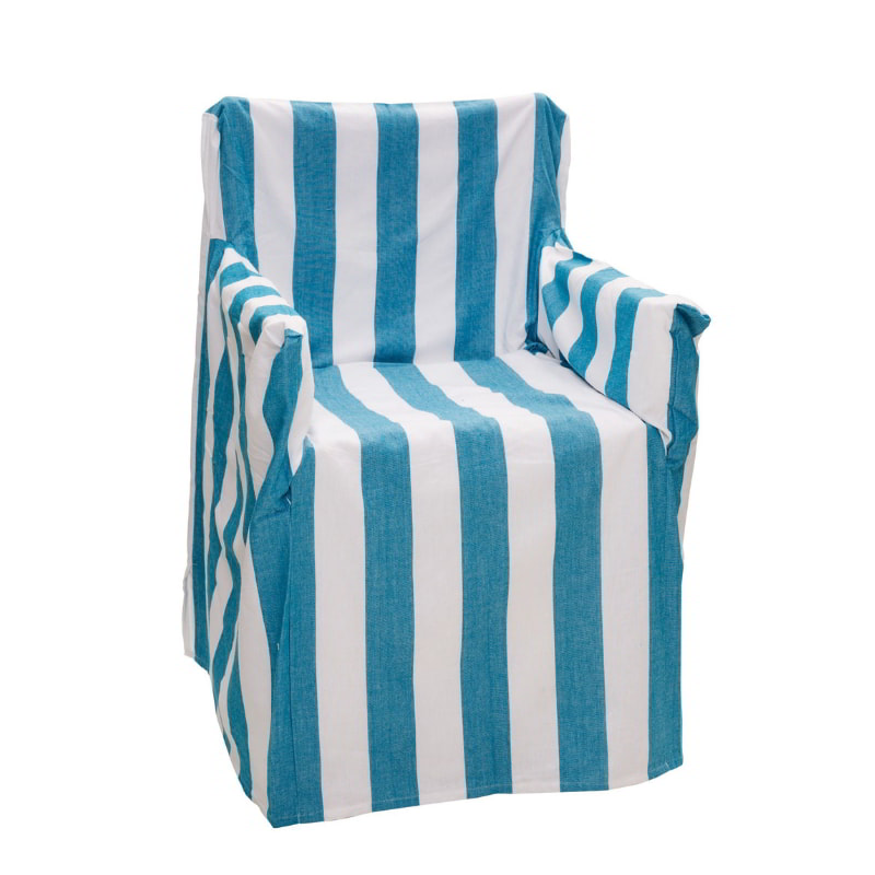 RANS Alfresco Director Stripe Cobalt Blue Chair Cover (6629228970028)