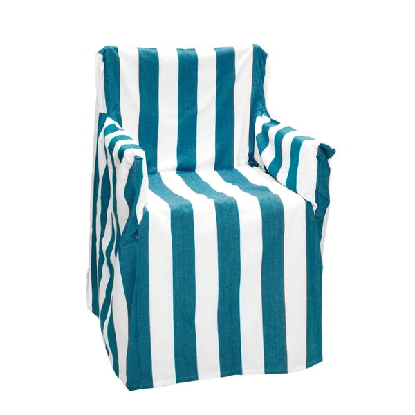 RANS Alfresco Director Stripe Ocean Blue Chair Covers (6629231132716)