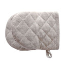 Set of 2 RANS Herringbone Charcoal Mini Gloves, stylish and heat-resistant, perfect for modern kitchens and culinary tasks.