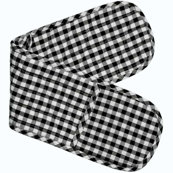 RANS Gingham Black Double Mitts (6629777080364)