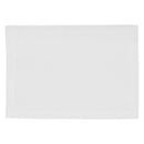 Elegant white placemat designed to enhance dining aesthetics with its sophisticated hemstitch.